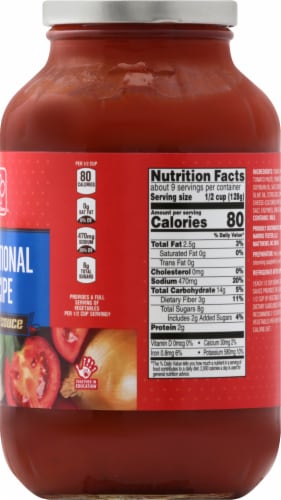Harris Teeter Traditional Pasta Sauce Perspective: right