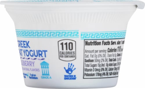 Harris Teeter™ Blueberry Greek Nonfat Yogurt Perspective: right