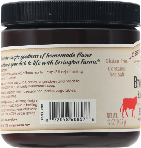 Orrington Farms® Beef Broth Base & Seasoning Perspective: right