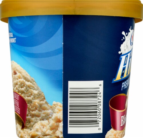 Hiland Dairy Premium Black Walnut Ice Cream Tub Perspective: right