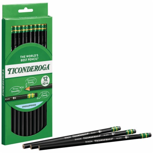 Ticonderoga® Black #2 Pencils Perspective: right