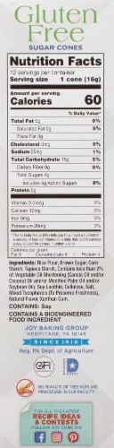 Joy® Gluten Free Sugar Cones Perspective: right