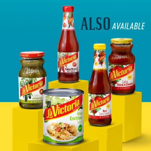 La Victoria ® SALSA BRAVA Salsa Hot, 12 oz. Perspective: right