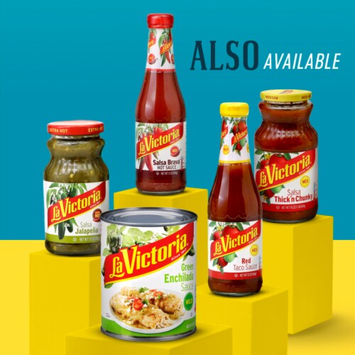La Victoria ® SALSA BRAVA Salsa Hot, 12 oz. Perspective: right