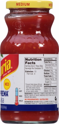 La Victoria Medium Suprema Salsa Perspective: right