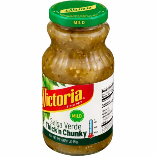 La Victoria® Mild Thick 'n Chunky Salsa Verde Perspective: right