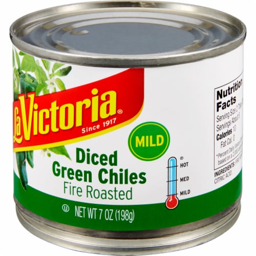 La Victoria® Mild Diced Fire Roasted Green Chiles Perspective: right