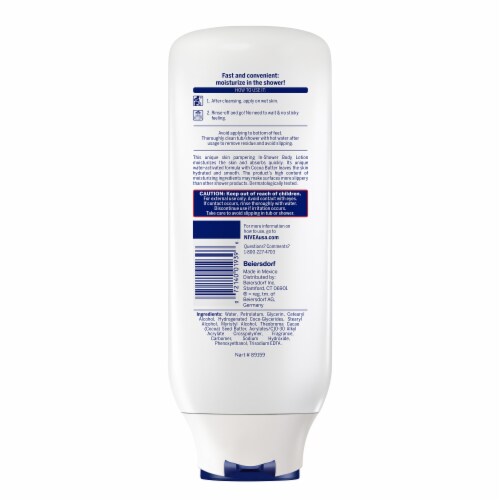 NIVEA Cocoa Butter In Shower Body Lotion for Dry Skin Perspective: right