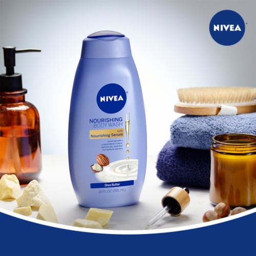 NIVEA Nourishing Shea Butter Care Body Wash with Nourishing Serum Perspective: right