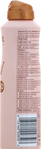 Coppertone Glow with Shimmer Sunscreen Spray SPF 50 Perspective: right