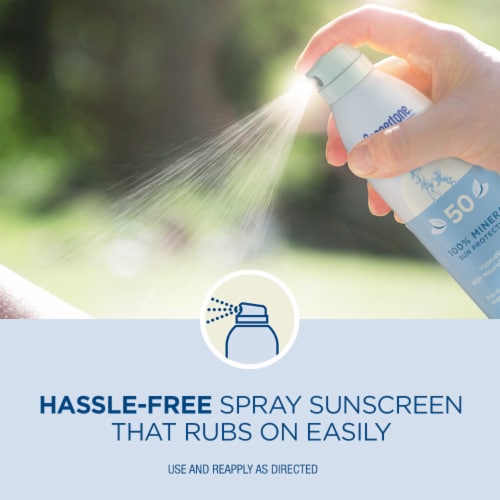 Coppertone Pure And Simple Spray Sunscreen, Spf 50 Broad Spectrum Sunscreen With Zinc Oxide Perspective: right