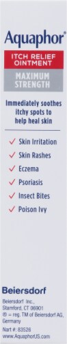 Aquaphor® Maximum Strength Itch Relief Ointment Perspective: right