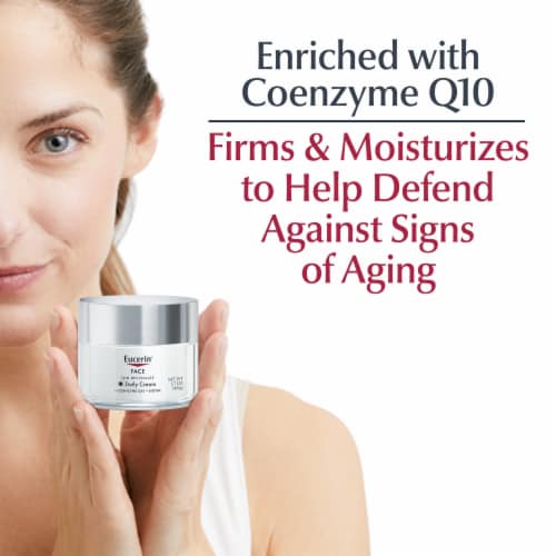 Eucerin® Q10 Anti-Wrinkle Sensitive Skin Face Creme Perspective: right
