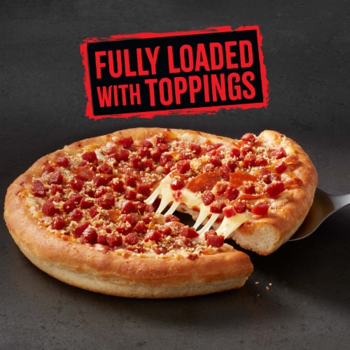 Red Baron Deep Dish XL Ultimate Pepperoni Frozen Pizza Perspective: right