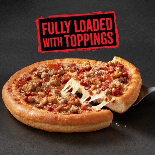 Red Baron Deep Dish XL Meat Lovers Frozen Pizza Perspective: right