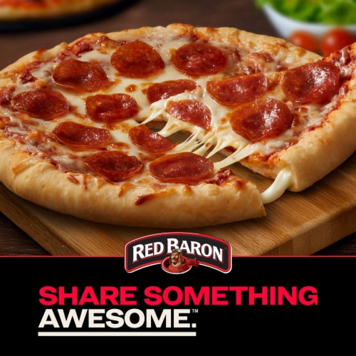 Red Baron Pepperoni Stuffed Crust Frozen Pizza Perspective: right