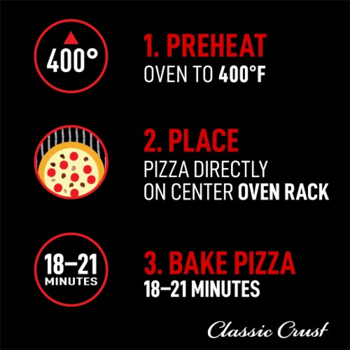 Red Baron Sausage and Pepperoni Classic Crust Frozen Pizza Perspective: right