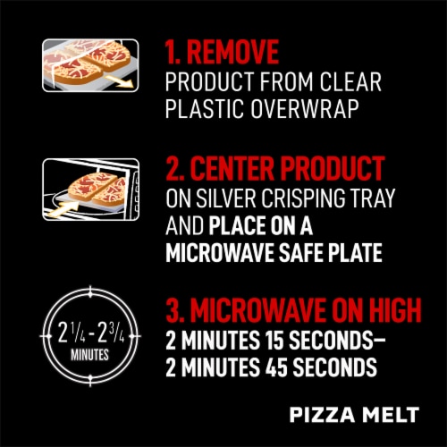 Red Baron Frozen Pizza Pizza Melt Pepperoni Perspective: right