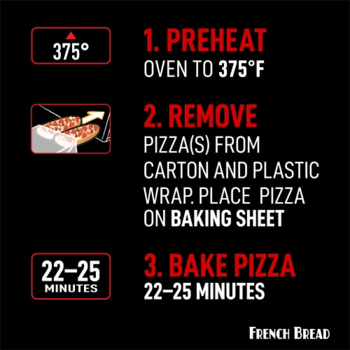 Red Baron® Singles French Bread 3-Meat Frozen Pizzas Perspective: right