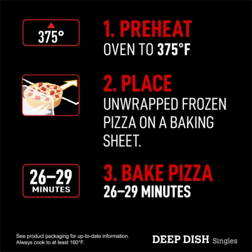 Red Baron Pepperoni Deep Dish Singles Frozen Pizza Perspective: right