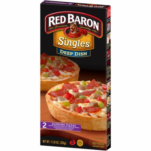 Red Baron® Singles Deep Dish Supreme Pizzas Perspective: right