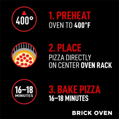 Red Baron Pepperoni Brick Oven Frozen Pizza Perspective: right
