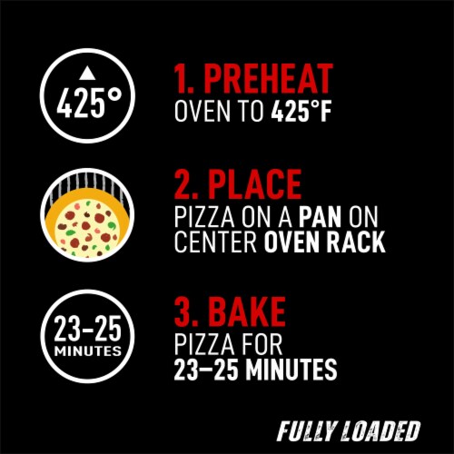 Red Baron Fully Loaded Supreme Original Crust Frozen Pizza Perspective: right