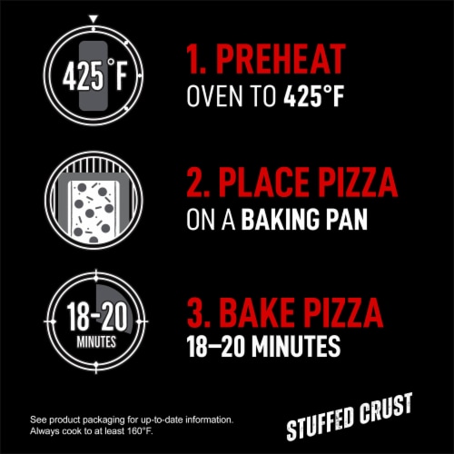 Red Baron® Stuffed Crust Meat-Trio® Frozen Pizza Perspective: right
