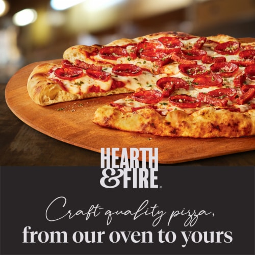 Hearth & Fire Pepperoni Original Crust Frozen Pizza Perspective: right