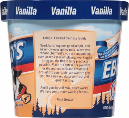 Eberhard's Vanilla Ice Cream Tub Perspective: right