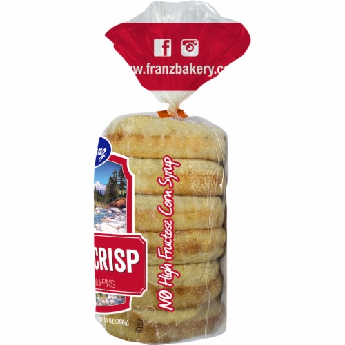 Franz® Extra Crisp English Muffins Perspective: right