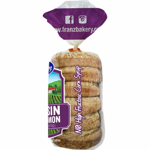 Franz® Double Raisin Cinnamon English Muffins Perspective: right