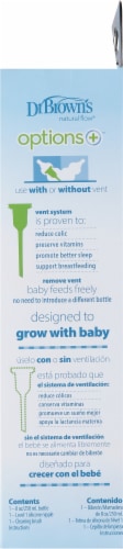 Dr. Brown's Natural Flow Options™ Anti-Colic Baby Bottle Perspective: right