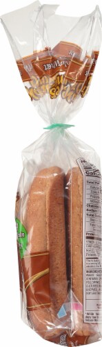 Nature's Own 100% Whole Wheat Hot Dog Buns Perspective: right
