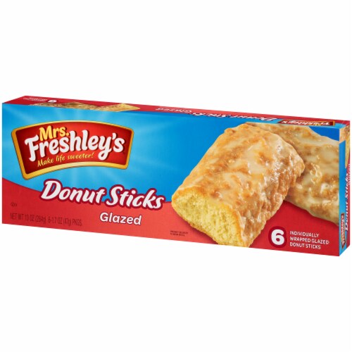Mrs. Freshley's Glazed Donut Sticks Perspective: right