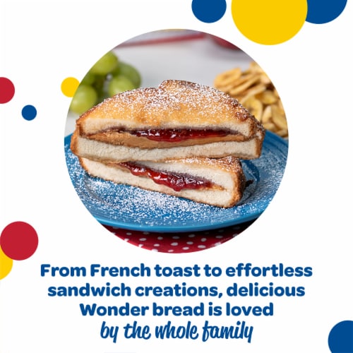Wonder Bread Classic White Sliced Sandwich Bread Perspective: right