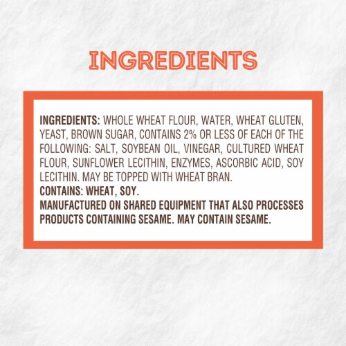 Nature's Own 100% Whole Wheat, Small Loaf Size, Sliced Whole Wheat Bread Perspective: right