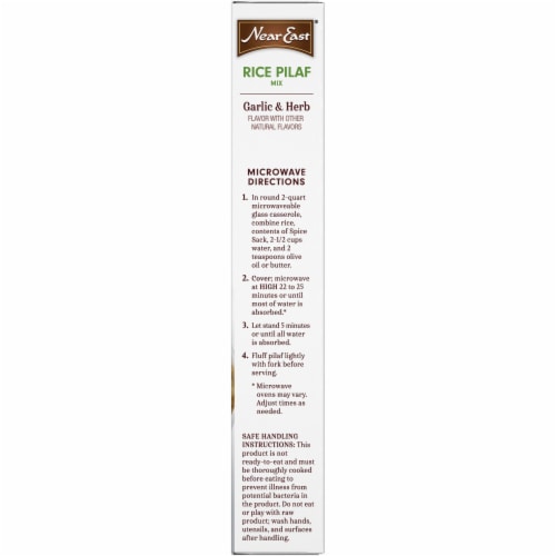 Near East® Garlic & Herb Rice Pilaf Mix Perspective: right