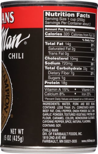 Chilli Man® White Bean Chili Perspective: right