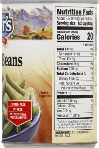 Kuner's Cut Green Beans Perspective: right