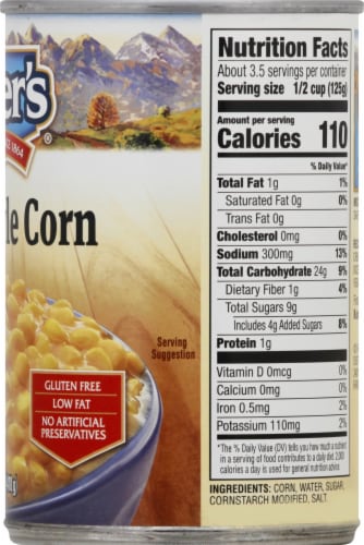 Kuners Premium Golden Sweet Cream Style Corn Perspective: right