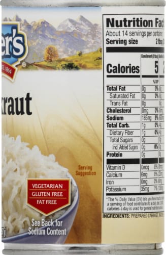 Kuner's Sauerkraut Perspective: right