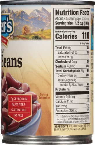 Kuner's® Dark Red Kidney Beans Perspective: right