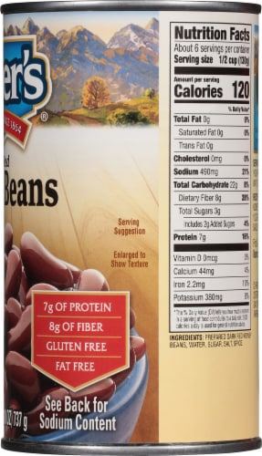 Kuner's Dark Red Kidney Beans Perspective: right