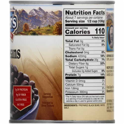Kuner's® Black Beans Perspective: right