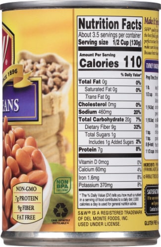 S&W® Pinto Beans Perspective: right