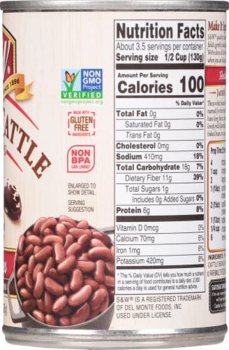 S&W Heirloom Jacob's Cattle Canned Beans - 15 Ounces Perspective: right