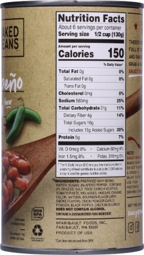 Saucy Spoon™ Jalapeno and Bourbon Baked Beans Perspective: right