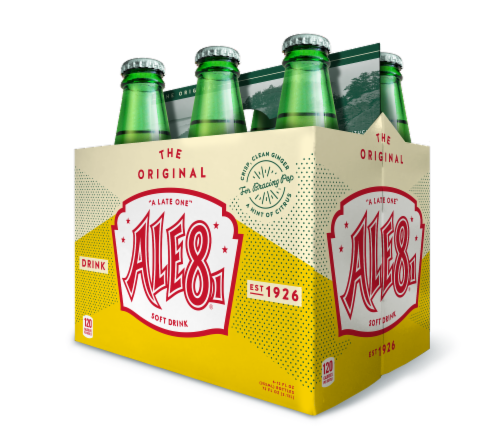 Ale-8-One® Original Soda Bottles Perspective: right
