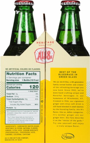 Ale-8-One® Ginger Ale Soda Perspective: right